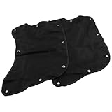 2 parasoles para ventana lateral de camión para vehículos recreativos, cubierta de protección contra el calor automática con ventosas para evitar la acumulación de calor y proteger el interior del