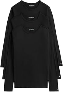 Lot de 3 T-Shirts Manches Longues Homme Basic