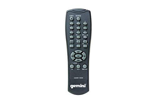 Gemini CDMP Series CDMP-1500 19-inch Professional Audio 1U Size Rackmount Single CD/MP3/USB Music Player (Renewed)