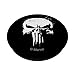 Marvel The Punisher White Ink Splatter Skull Logo PopSockets Adhesive PopGrip
