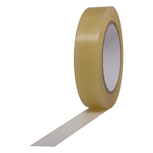 Image of ProTapes Pro 50 Premium Vinyl Safety Marking and Dance Floor Splicing Tape, 6 mils Thick, 36 yds Length x 1 inch Width, Clear (Pack of 1)