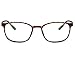 Unisex Glasses Frame Retro Tan Oval Full Frame Decoration Prescription Glasses