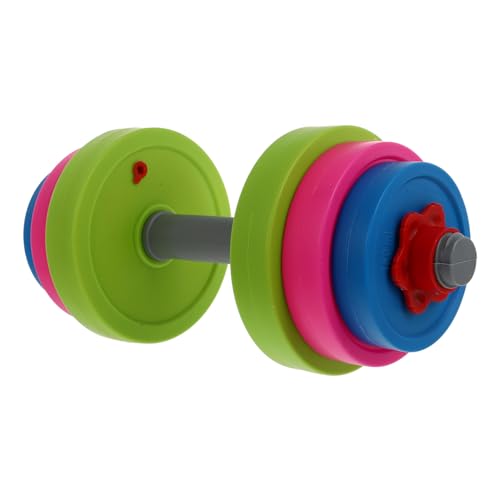 Kisangel 1 Pc Mancuerna Juguetes Agitarse Estera Exterior Sensorial Bebés Jugar Papelera Muñecos Maquinas Gimnasio Para Casa Barra Ajustable Barra De Jardín De Infantes Hierro Fundido