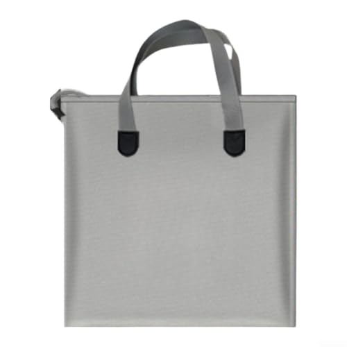 Espesado EVA Pesca Keep Net Bag Estuche de almacenamiento impermeable con cremallera segura para redes de aterrizaje y cesta de peces gris 50 cm (gris 45)