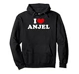 Photo Gallery i love anjel, io amo anjel felpa con cappuccio Photo Gallery i love anjel, io amo anjel felpa con cappuccio