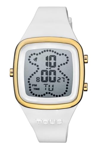 Montre B-Time TOUS 3000131600 en silicone blanc pour femme au design minimaliste chic