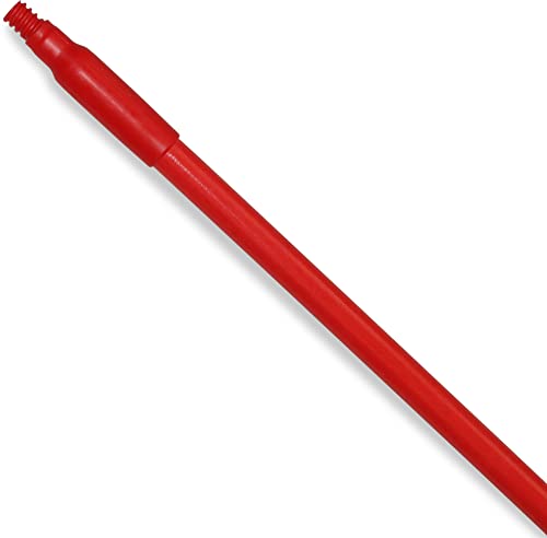 Image of SPARTA 41225EC05 Fiberglass Broom Handle, Mop Handle, Replacement Handle With Acme Threaded Tip For Commercial Cleaning, 48 Inches, Red