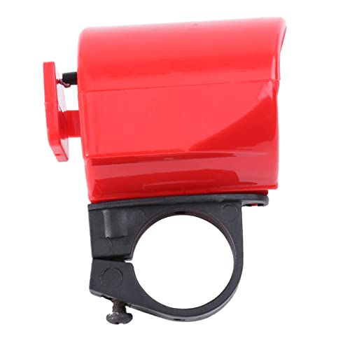 YARNOW Intelligent Electric Bike Horn Durable Red Trumpet for Easy Installation Mountain Road Bikes Present for Cyclists