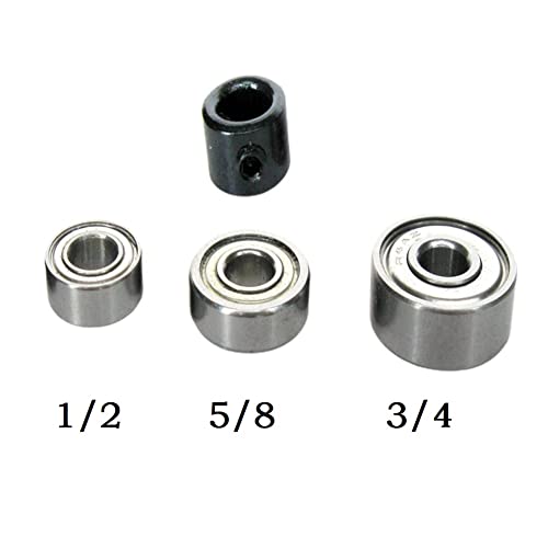 PETSTIBLE 4PCS Router Bit Bearing Accessori