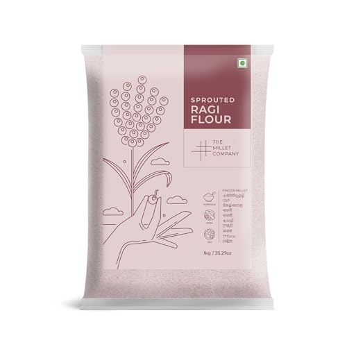 Image of The Millet Company Sprouted Ragi Flour, No added Sugar, Stone-ground (1)