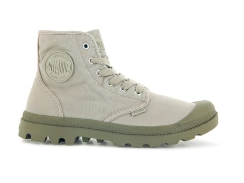 Image of Palladium Pampa Hi Men's Outdoor Boots | Hiking, Trekking & Riding Ankle Boots | Stonewashed Canvas, All-Season, Quick-Dry