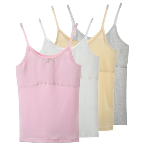 Teen Girls Camisole, Original Cotton Lining Undershirts Training Bras