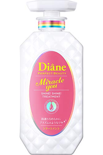 Moist Diane Perfect Beauty Miracle You Shine! Shine! Treatment 450ml - Shiny Berry Scent, White, 450 ml (Pack of 1)