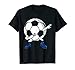 Divertido futbolín atacante portero Dabbing fútbol Camiseta