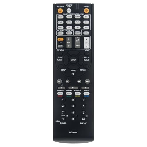 RC-900M Replace Audio Video Remote Control Compatible with Onkyo AV Receiver TX-RZ800, TXRZ800, TX-RZ900, TXRZ900, RC-897M, HT-R494, TX-SR343, HT-S5800 Home Theater Receivers