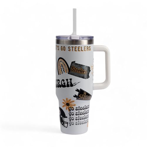 The Memory Company Officially Licensed 46oz Team Spirit Game Day Tumbler Pittsburgh Steelers
