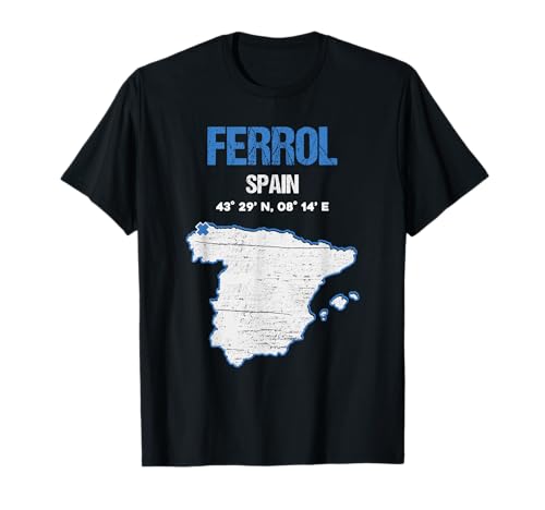 Ferrol España Ciudad Camiseta