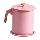 グリースセパレーター – ステンレス製ベーコングリース容器 フィルター蓋付き 1.4L オイル保存ポット | 簡単注ぎ口 キッチン 揚げ物 調理 BBQ 用