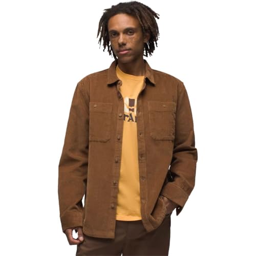 prAna Ridgecrest Long Sleeve Standard Fit Sepia SM