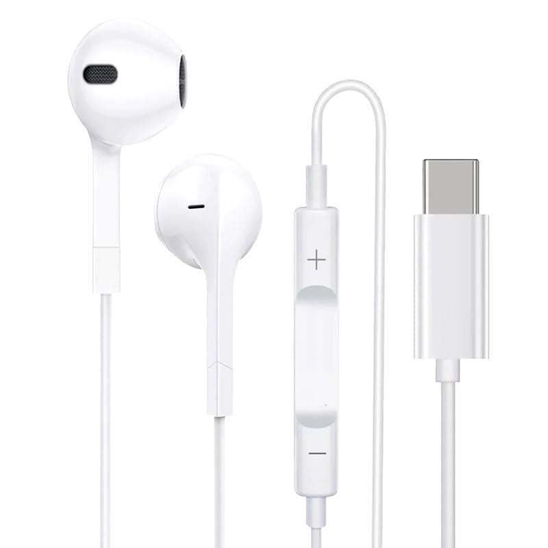 SP7 Original Type C Headphones Wired Type-C Earbuds for iPhone 15/15 Plus/ 15 Pro/ 15 Pro Max Wired Earphones Noise Isolation Deep Bass Stereo Sound Headset with Mic (B0D6B3Y71Q) Amazon Price History, Amazon Price Tracker