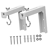 EPIGEIST 2 Stück Deckenhalterung Projektorhalterung aus Metall Stabile Doppelte Haken für...