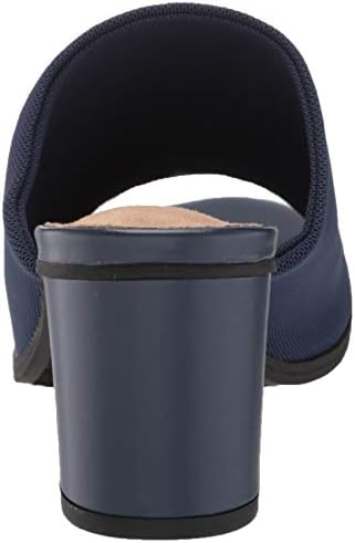 Easy Street Women's Mule, Navy Stretch Fabric, 12 Wide | Image 2