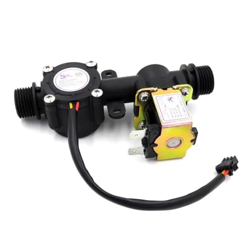 Medidor de flujo digital G1/2 con sensor de turbina y válvula solenoide para control de agua 2