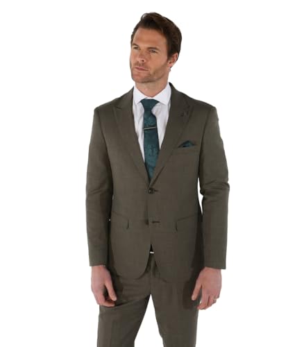 Costume à carreaux 3 pièces élégant pour tenue de marié et cadre de bureau