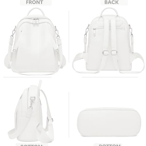 Image of Stylish Casual Medium Office Women Backpack, Travel Daily Use College Bag for Girl's, Note-Book Tuition Nurse Lightweight Backpack