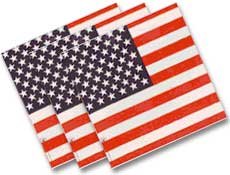 Ccenterprises Men's American Flag Bandana (12 Per Pack) One Size Multicoloured