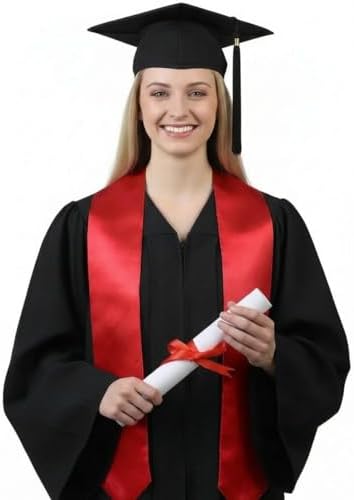 CORVIDA 24 Pcs Graduation Stoles Bulk,Plain 70 Inch Blank Sash for DIY,School College University Ceremony,Honor Stole — 사진 7