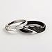 Couple Matching Rings for Man Woman Custom Adjustable Sun Moon Ring Set Angel Devil Wings Dragon Arrow Open Rings Couple Matching Promise Rings for Boyfriend Girlfriend Gifts (Angel Demon Wings Rings)