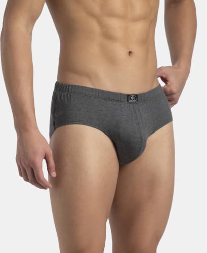 Image of Jockey 8035 Men Super Combed Cotton Solid Brief with Ultrasoft Concealed Waistband