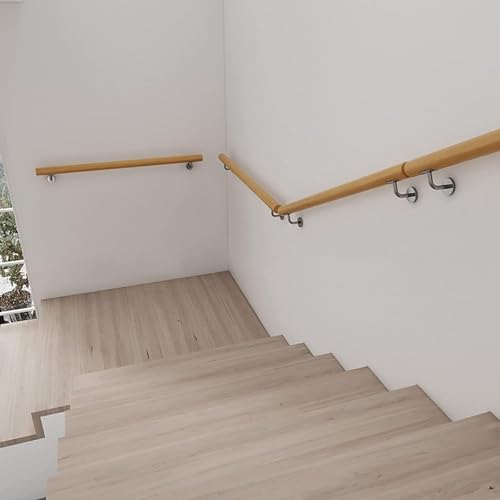 Rambarde d'escalier en chêne contre les risques de chute - 7