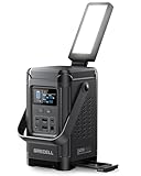 240W Portable Power Station 154Wh/48000mAh, 100W USB-C PD(Dual Way) LiFePO4 Battery Power Bank Station, 7 ports Solar Generator with LED and Stand for Camping, Home, Travel(Wall Charger Not Included)