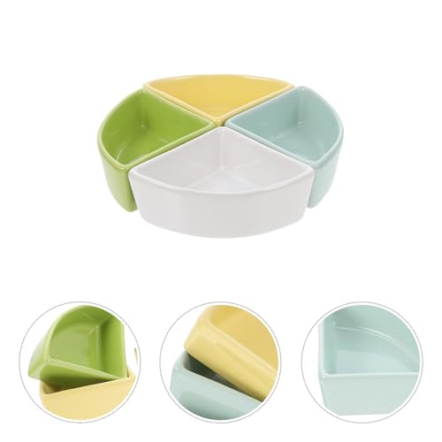Cuencos pequeños de cerámica MAGICLULU para hámster y cobaya pack de 4 piezas 8