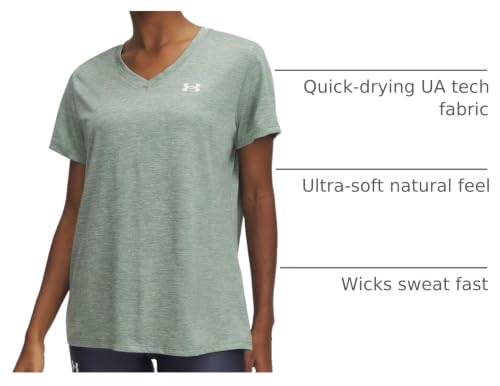 Image of Under Armour Women's Tech Twist V Neck Short Sleeve T-Shirt