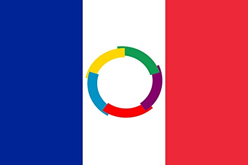 Drapeau Large Fr indéchirable pour remplacer les pavillons usés par le vent