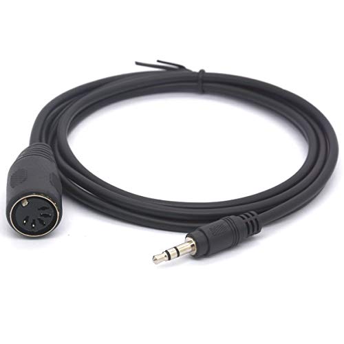 Tomost 3,5 mm 5-pins Din MIDI-kabel, 5-pins DIN-stekker vrouwelijk naar 3,5 (1/8") TRS Stereo Mannelijke Jack Converterkabel voor MIDI-toetsenbord IK Multimedia (1,5 meter) - Image 5