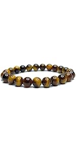 Bracelet "Mala" en oeil de tigre naturel