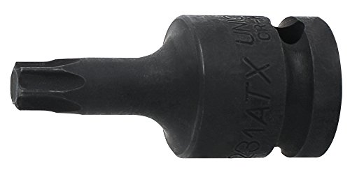 Unior 231/4ATX Machine Screw Driver Bit 1/2 Inch with TX Profile TX 30, Schwarz, Variety pack