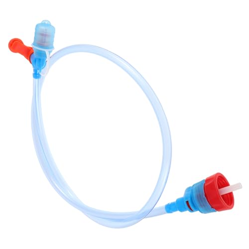 Pajita para exteriores para mochileros iplusmile con tubo de agua azul