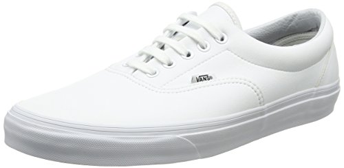 Vans Unisex Adults' Era Low-Top Sneakers ((Classic Tumble) True White, 12)