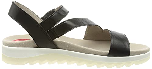 Jana 8-8-28600-26, Sandali Donna, Nappa Nera, 40