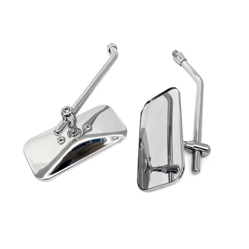 Espejos retrovisores con vidrio convexo antirreflejos para seguridad en scooter