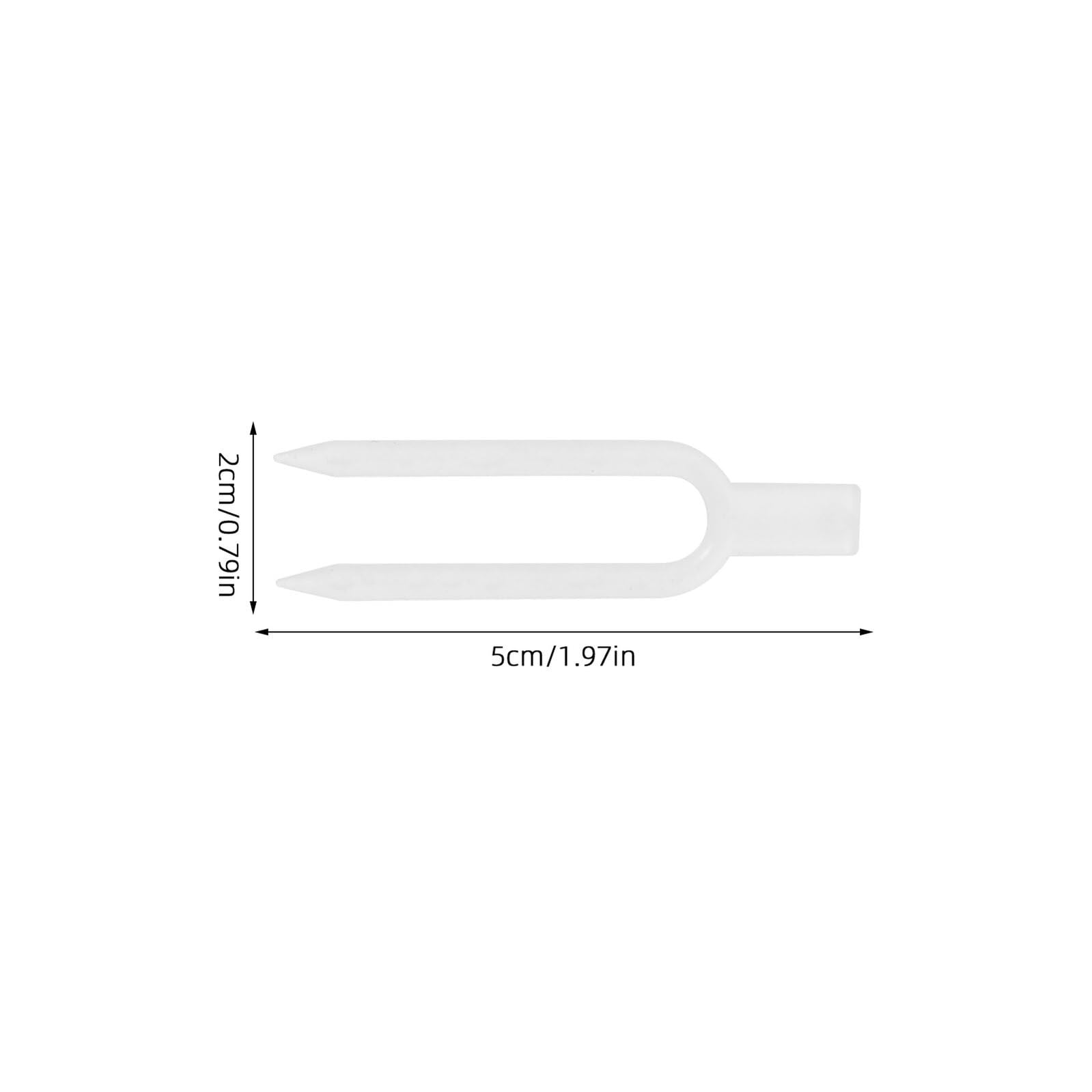 YARNOW Forchetta per Fissare Piante da Giardinaggio in Plastica Trasparente 5 CM Clip di Supporto per Fragole e Viti Morsetti Fissi per Trapianto e Coltivazione in Serra Set per
