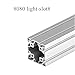 GTPBAO Industrial Aluminum Profile 8080 Light Profile European Standard 8mm Slot Square Extrusion Rack for Machinery Bracket Extruded Rail(200mm)