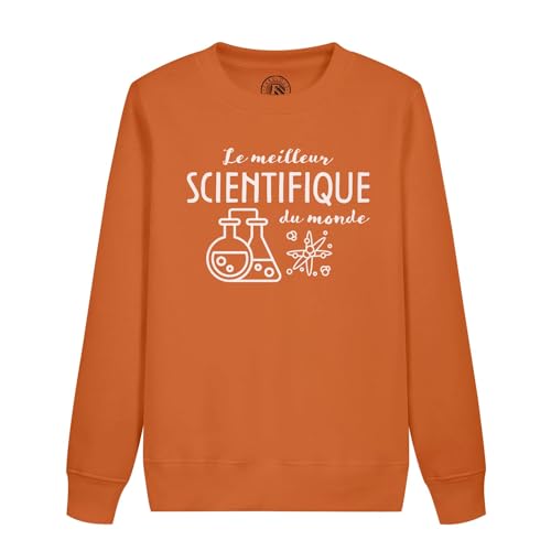 Sweatshirt enfant meilleur scientifique mathématique biologie