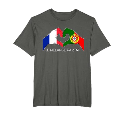 France et Portugal Français Portugais Le Mélange Parfait Cœu T-Shirt