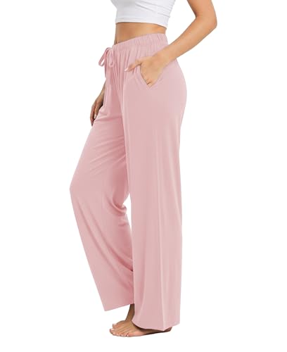 Image of Sexy Basics 3 Pack Buttery Soft Pajama Pants for Women | Comfy Casual Lounge Pajama Bottoms | Drawstring & Pockets Pj